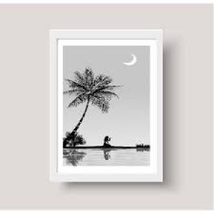 برواز مسطرة ابيض- مقاس 20*30سم