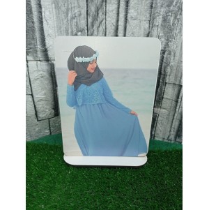 تابلوة خشب 4مللي طباعة مباشرة 15*20سم استاند