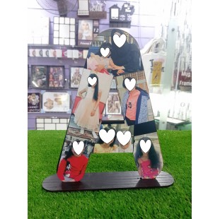 حروف و أرقام خشب استاند 20*30 سم  بالطباعة