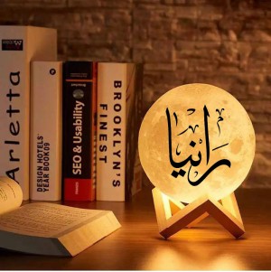 قمر مضيء كبير بالطباعة