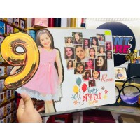 تابلوة مجسم عيد ميلاد 30*40 سم