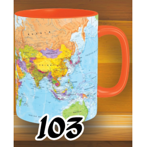 مج خريطة العاالم - الوان كود 103