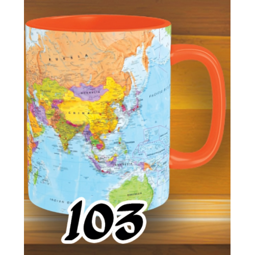 مج خريطة العاالم - الوان كود 103