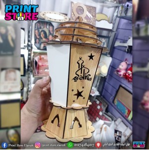 فانوس سداسي 30 سم طباعة وجهين