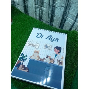 نوت بوك علوي كوفر مقوى 15*20 سم
