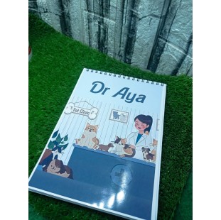 نوت بوك علوي كوفر مقوى 15*20 سم