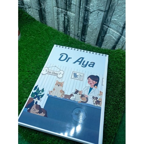 نوت بوك علوي كوفر مقوى 15*20 سم